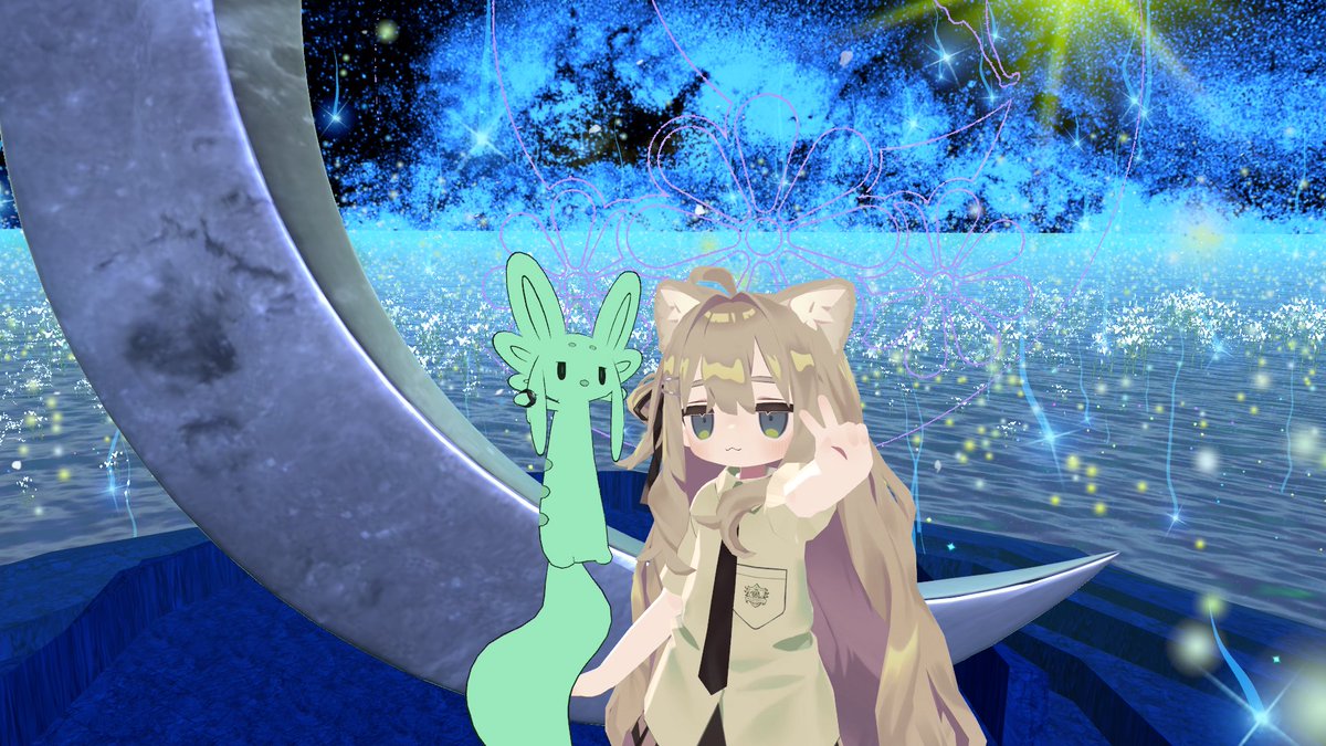 3mohumo's tweet photo. 遊びに来てくれたフレンドさんとの写真です!
またゲームワールドや綺麗なワールドに行きましょうね https://t.co/KHhr7gAhYa