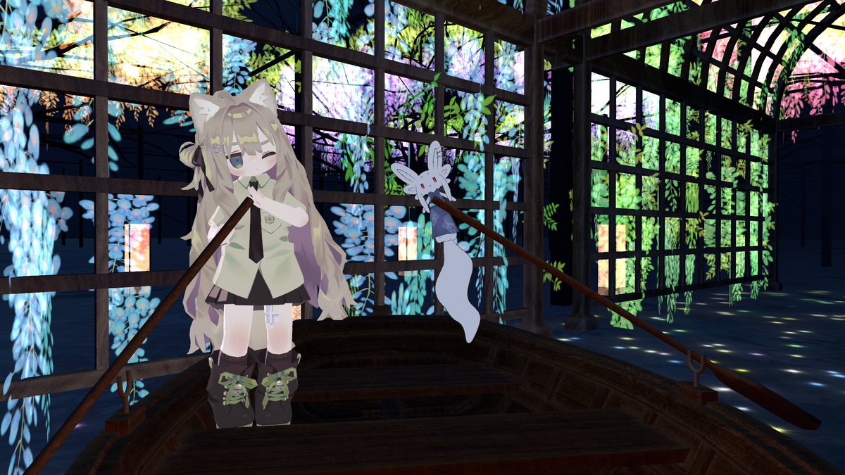 3mohumo's tweet photo. 遊びに来てくれたフレンドさんとの写真です!
またゲームワールドや綺麗なワールドに行きましょうね https://t.co/KHhr7gAhYa