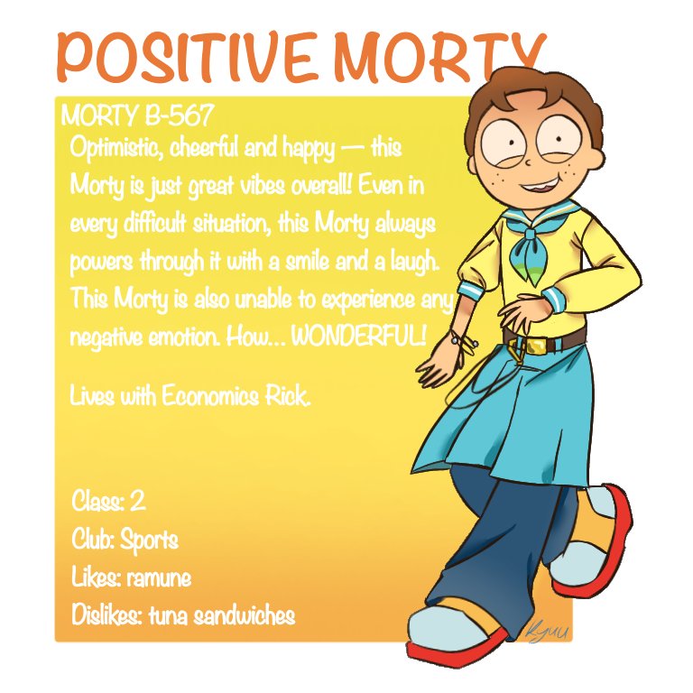 KyuuKyuuB's tweet photo. Jolly lil' fella #mortymiddleschool https://t.co/97NiBTotit