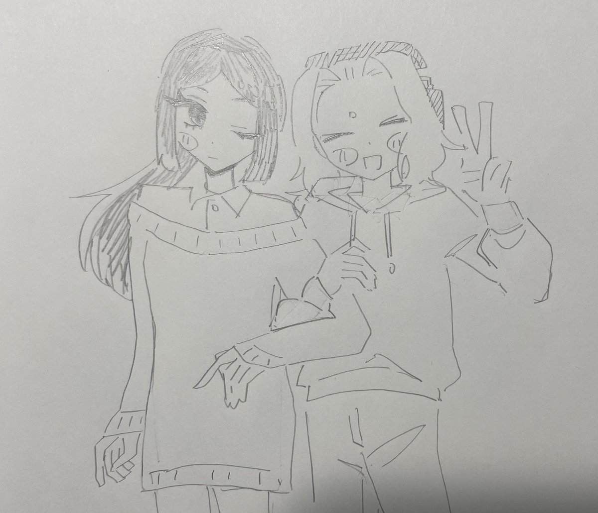 zaramelzl's tweet photo. なかよちの絵 https://t.co/oIEazfsXQ5
