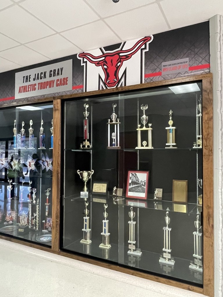 MarshallISD's tweet photo. A BIG thank you to the Marshall High School Class of 1975 for their generous donation to MISD! Your support made it possible to replace the glass doors on the trophy case located just outside the MHS gym. Thank you, Class of 1975! https://t.co/HG1u9tUmSk