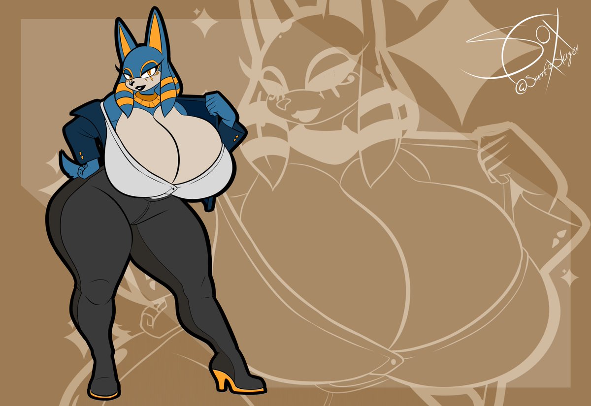 SamFoxSlayer's tweet photo. Urgent! My friend @da_kazzy  needs help paying for a medical emergency, so he is selling his characters to cover the cost. In this case, it is Ahmar the Jackal; if you are interested, please send a DM to Kazzy.
The character comes with:
- Main drawing
- Reference sheet
- Blacklight mode
- Larger alt version
- Golden form
- Lore and specifications (Word file)
- Editable .PSD file

(I created the character and gave him permission to sell it; health comes first.)