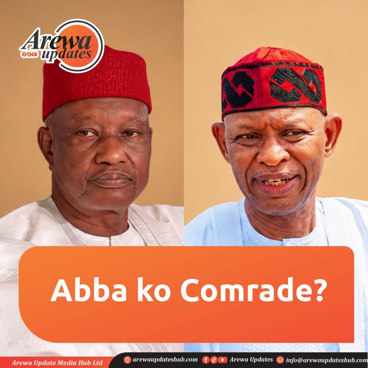 KanoFirst27's tweet photo. Abba.                 Ko.             Comrade https://t.co/M34qwQIDPy