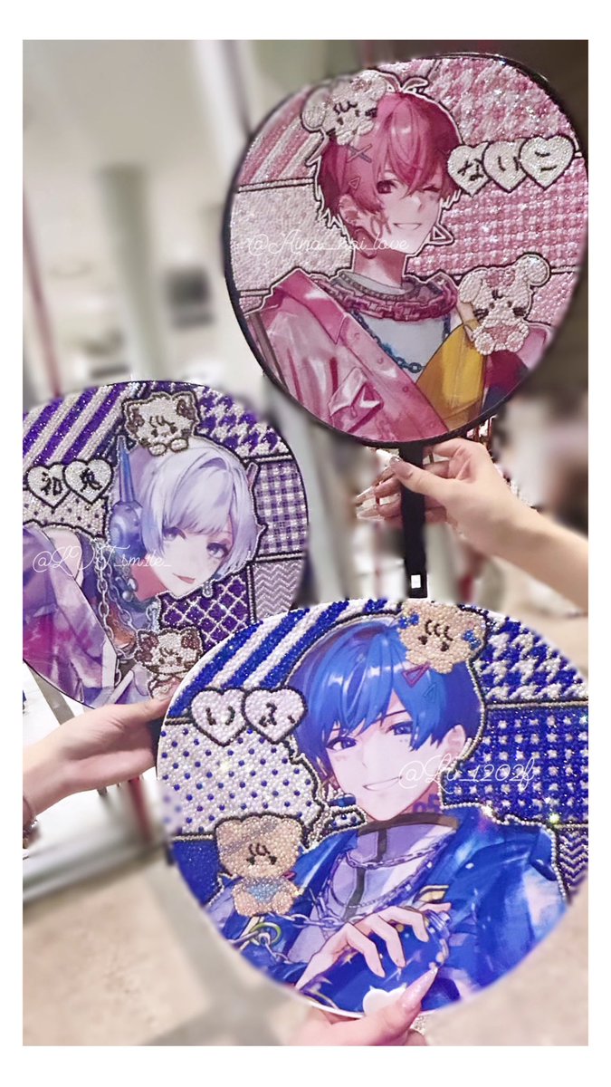 Lv_1202f's tweet photo. 夏ツ終わったので少し…꜀(  ꜆-ࡇ-)꜆♥デコうちわのお名前のところにこだわりがあって💘メンバーさんの書いた文字を使わせていただいたのです💮🔝「しょうフォント」「ないこフォント」「いふフォント」、愛くるしいですね│  ̂⩊፟ ̂𐅀♡とても考えたところ1️⃣✨ https://t.co/YpoW3rnFoC