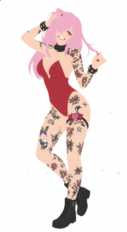 Namie_vt's tweet photo. Tattooed trouble just walked in try not to stare 

#fefefanart #FeFeArt @CovfefeChan https://t.co/i2R60he7Ub
