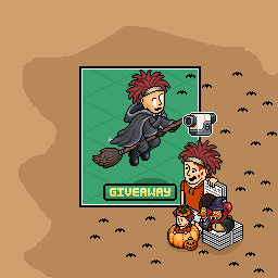 Superstarvino's tweet photo. Is everyone who loves HabboWeen here? 🎃

As the content team, we're hosting a giveaway with @Habbo just for you!! 🧙‍♀️🙏

3x Enchanted Broomstick Effects!!
🎃Like + RT this post
👻Follow me
💀Comment your habboname and your hotel.

Winners on 29th September 📅
#Habbo https://t.co/MoLOITJCIN