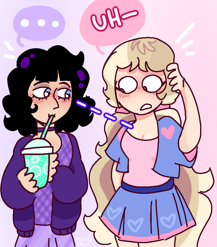 AngelDemonMFS's tweet photo. staring 🩷💜 (old comic) https://t.co/88RTVzHi80