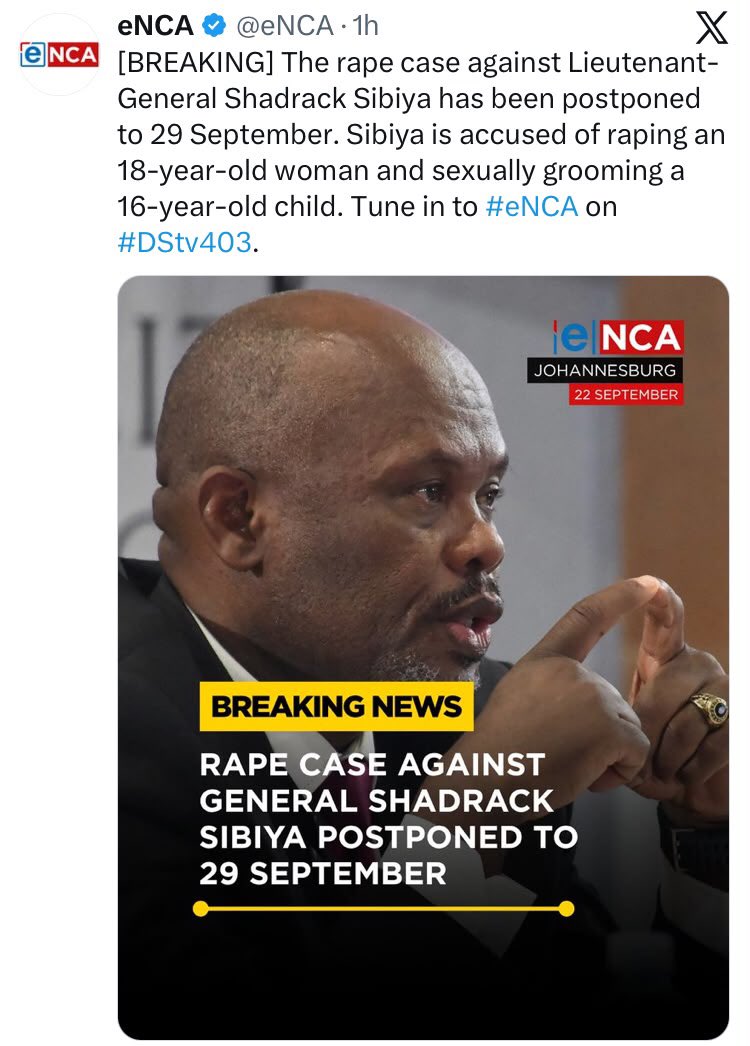 Bobbyrealest's tweet photo. The country is healing itself, because wow all these in one day 😱😱

#ShadrackSibiya
#Sibiya
#MadlangaCommission https://t.co/51mtxD1Bqm