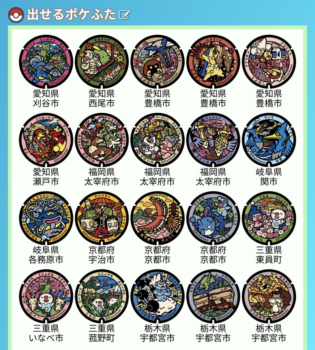 motto_PokemonGO's tweet photo. ポケふた交換お願いします！
まだ大都市近辺以外は全然揃っていません。
なんでも良いのでどうぞよろしくお願いします🙇
なお、お贈りするアカウントと、受け取るアカウントが異なりますので、予めご了承ください。

#ポケモンGO
#ポケふた
#交換 https://t.co/NsDbmrtBEG