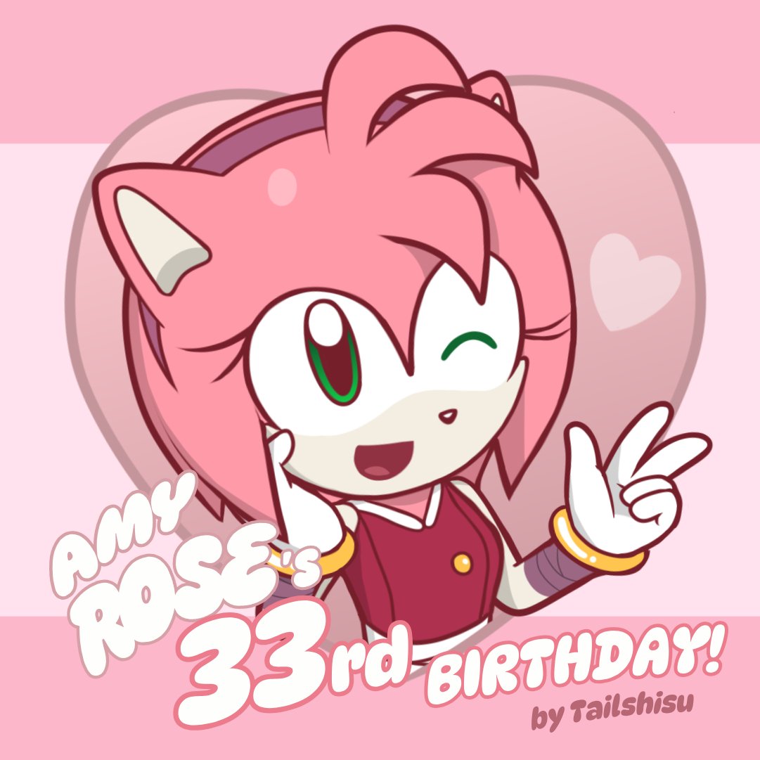 tailshisu's tweet photo. #amyrose 's 33rd Birthday https://t.co/81un7NXWgZ