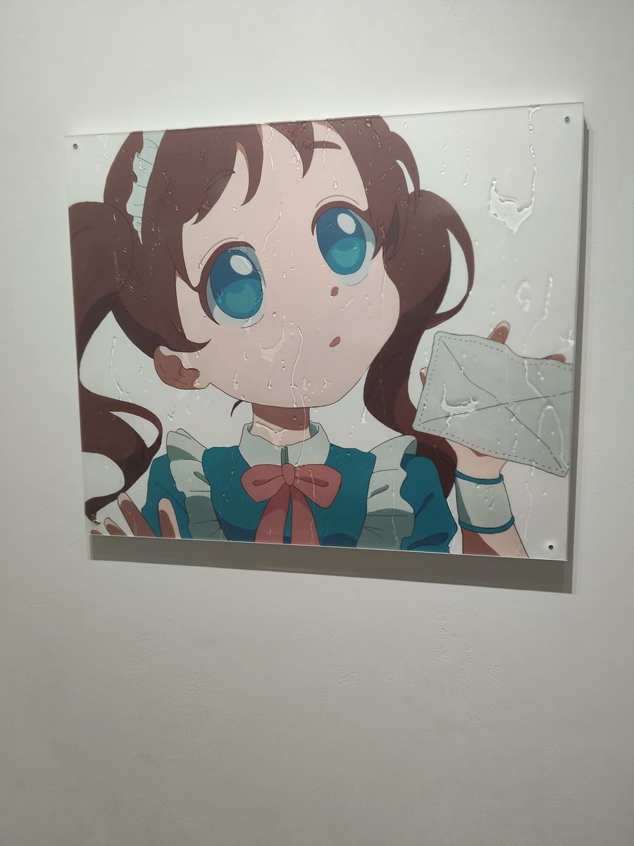 naycom's tweet photo. 「KHコレクション展vol.1-コレクションのマッピング-展at 新宿眼科画廊。ももえ、フカミエリ、息継ぎ、中村奈津希。人のコレクション見るの大好き。ありがたく拝見しました。23日まで。 https://t.co/Z9ptUpX9oL