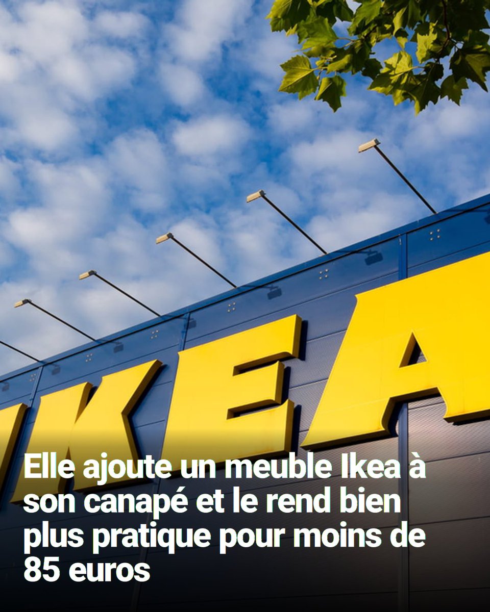 JDFDeco's tweet photo. Elle ajoute un meuble Ikea à son canapé et le rend bien plus pratique pour moins de 85 euros https://t.co/KaYCtCSaFR https://t.co/Y5ZKb961rw