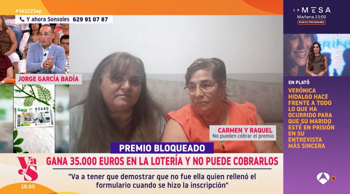 angelhuelamo's tweet photo. #YAS22SEp O sea que para gastarse la pasta en lotería, si estás en el fichero de ludópatas, no te ponen ninguna restricción ..., pero si te toca un premio, no te dejan cobrarlo por ludópata....Negocio redondo. https://t.co/aDaSdS5OTy