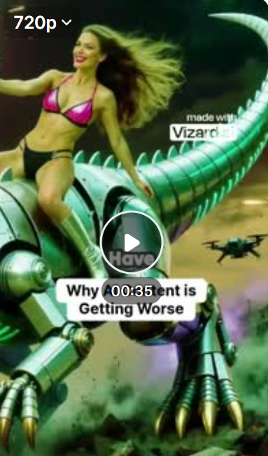 greenmancoin's tweet photo. Ai Slopocalypse Cutups - IF you cant get video heres some bits

you ever noticed that with all the advances in AI, with all the easy ways there are to generate images and videos, that #contentisactuallygettingworse? Are you starting to notice that once that wow factor is gone from the next amazing innovation, you just can't stand to look at them anymore?

Remember those AI baby podcast videos?

20 years ago, if they would have come out as standalone TV shows, we'd all be hooked and they'd probably be popular for years. But today,

they're big for five minutes and then we can't
stand them anymore. And why?

Because your brain realizes that if everyone can do it, then it's easy. And things that come easy rarely have any value. Meet our two juxtapositions for this show.

https://t.co/KLr04wA9Zp