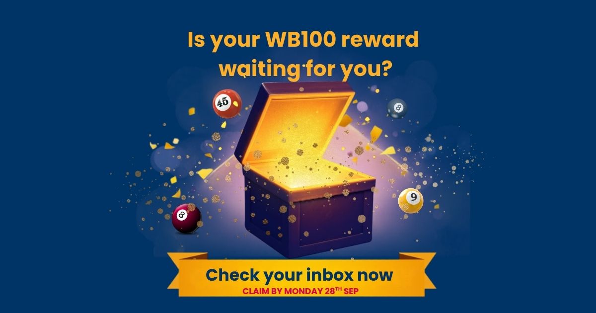 WhichBingoUK's tweet photo. 📣 Calling all WB100 Members: the deadline to claim your box is Mon 28th Sep 📬 Check your inbox/spam, and reply to our email with your address. Already replied? You're all set. We can't wait to get these out to you 🙌🎁 18+ | GambleAware https://t.co/j1cr3vVjzl
