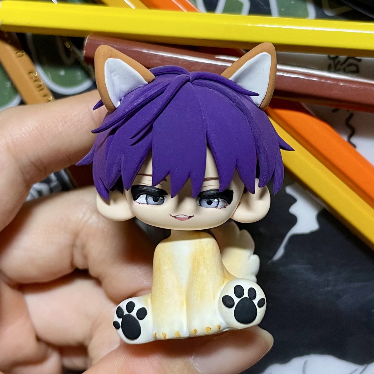 Just4QwQ's tweet photo. 嘴巴很毒的柴犬😈  #위고식스 #wegosix https://t.co/kCl0FtvLwx