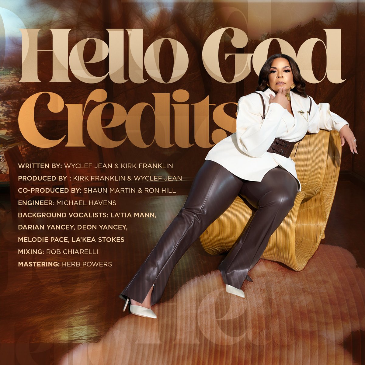 DAVIDANDTAMELA's tweet photo. Hello God 🌞 
.
.
.
.
.
.
Available Now on all streaming platforms 

Styled by  @beeombi 
Hair by @haveubeenmuffd 
Make up by @cosmogirl_beautystudio 
Photography @iamaferrell 
Creative direction @brennens.w0rld 
Graphic Design @takeemowens 

#TamelaMann #TillyMannMusic #HelloGod #WyclefJean #kirkfranklin