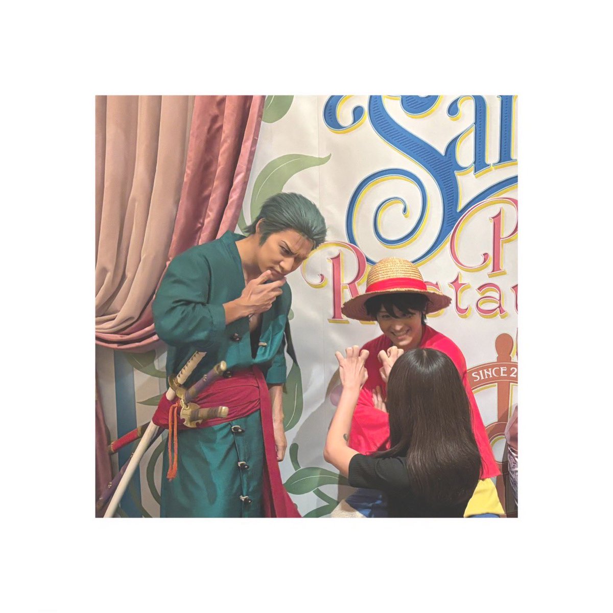kuaskjo's tweet photo. 色々あって楽しかった🍽纏められませんので(笑)誰の💅でしょうクイズのかわいい2人を見て💞
ルフィがσ(ﾟ∀ﾟ )ｵﾚってしてくれたの可愛かってんけど、違うっ！って全力で否定してしまったごめん😂ﾊﾞﾛﾝﾃﾞｽ💫 https://t.co/L2mj7rhk6h