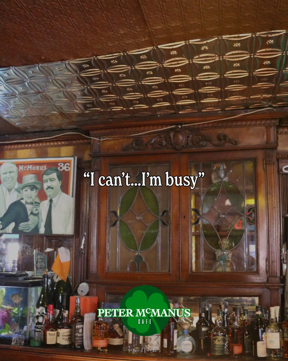 Mcmanusnyc's tweet photo. POV: your friend asks to go out, but you're already at McManus
#irishpub #nycbarscene #barsofny #nyceats https://t.co/nslm7nEfT3