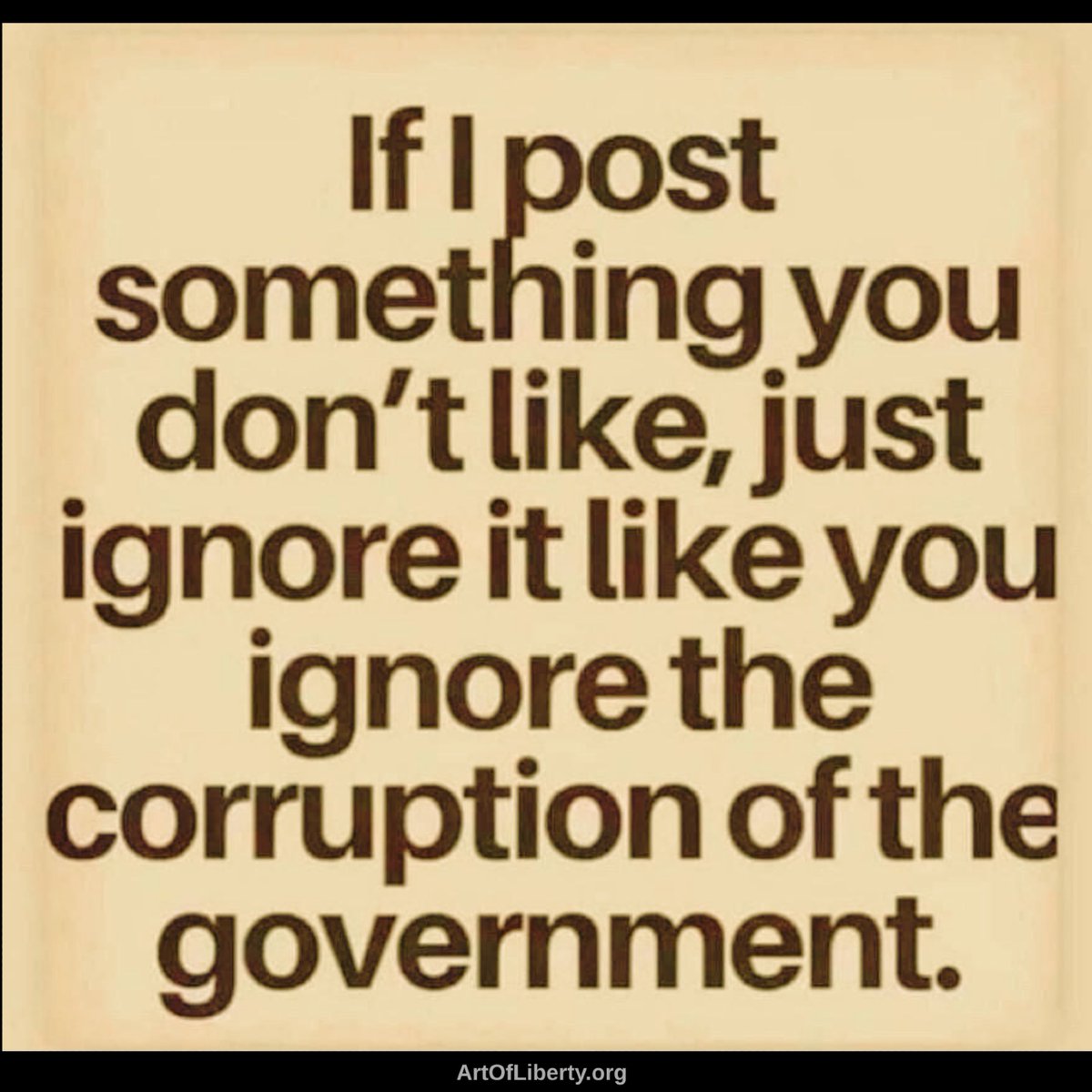 artofliberty's tweet photo. Just ignore it...
🔗 https://t.co/P5OtZM3IN2 https://t.co/zvQGfka0JN