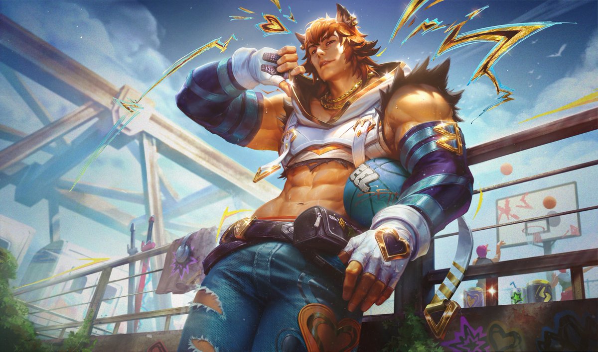 maisesportsbr's tweet photo. Splash arts da skins HEARTSTEEL Live My Life do K'sant, Sett (prestígio) e Yone! https://t.co/y5AmufbQD0