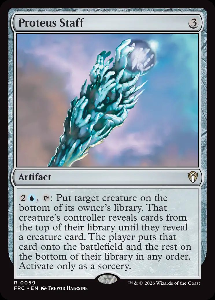 nailik322's tweet photo. @Brewers_Kitchen I know it won't be in standard but this reminds me of Proteus Staff that is being reprinted in Reality Fracture Commander https://t.co/Kb3XqVirqJ