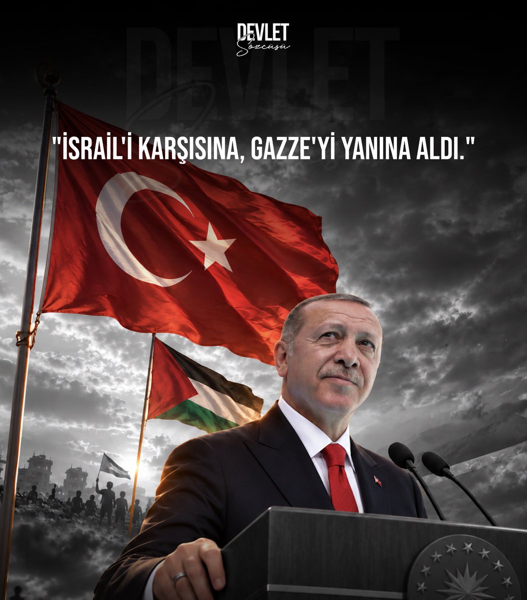 devletsozcusux's tweet photo. #CANLI | Cumhurbaşkanı Erdoğan BM Zirvesinde İsrail’i rezil etti, İsrail heyeti salondan ayrıldı!

Cumhurbaşkanı Erdoğan: 

"Kimse kusura bakmasın, kimse gücenmesin, alınmasın. Bu (Filistin), Tayyip Erdoğan'ın şahsi meselesi değildir. 

Bu, insani bir meseledir. Hepimiz için vicdani bir meseledir. Karşımızda öldürmeye doyamayan soykırımcı bir zihniyet var. Karşımızda son derece vahim bir tablo var.

Evlatlarının ve torunlarının üzerine titreyen bir baba, bir dede olarak bu kürsüden bizim için vicdanımız parçalanarak şunu ifade etmek zorundayım.

Gazze bugün sadece dünyanın en büyük çocuk kabristanı değildir.

Aynı zamanda dünyada en yüksek çocuk ampute oranına sahip bölgedir.

Gazze, çağımızın en insanlık dışı, en utanç verici temerküz kampıdır.

Yalnızca Gazze'de çoğu çocuk ve kadın 74 bin kardeşimiz İsrail'in devlet ter*rünün kurbanı oldu.