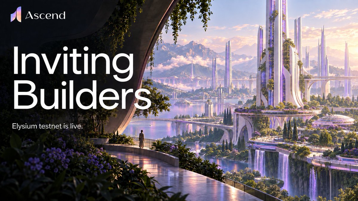 AscendLaunch's tweet photo. Congrats to @Enter_Elysium on testnet going live!

We're spending testnet working with teams building for Elysium mainnet: getting launches ready, and planning what happens after launch day rather than just up to it.

What launching with Ascend gets you:

• Up to 50% of trading fees
• Continuous buybacks and liquidity support after launch
• No Ascend token competing with yours
• A path to HyperCore spot, then HIP-3 perps through Kinetiq
• Much more benefits for builders, details TBA closer to mainnet

Most launchpads collect fees and move on. We put ours back into the projects that earn them.

If you're building on Elysium, come launch on Ascend, the sustainable launchpad for Hyperliquid. DMs are open.