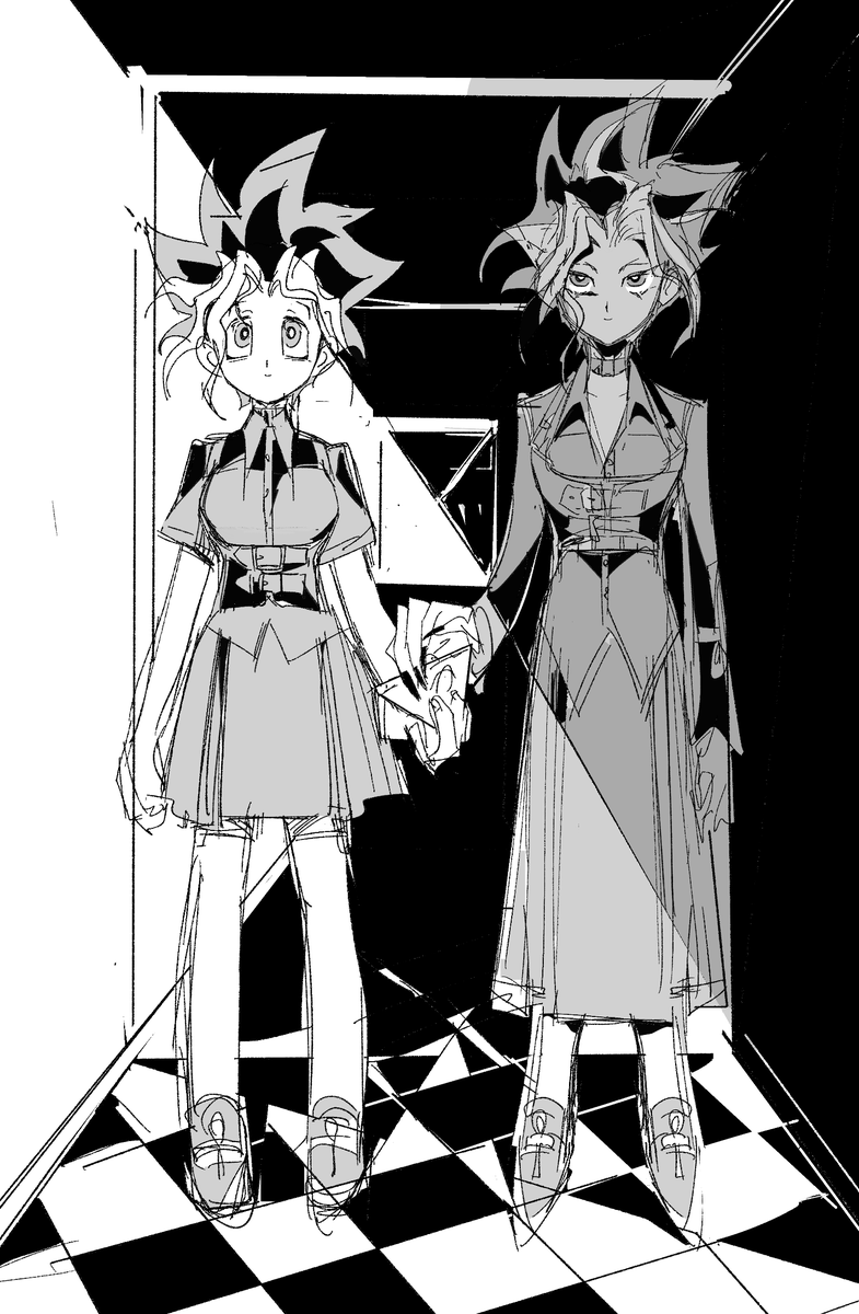 karmax00's tweet photo. twins
(W遊戯女体化/GenderbendAU/Puzzleshipping) https://t.co/0qgv3pAqAN