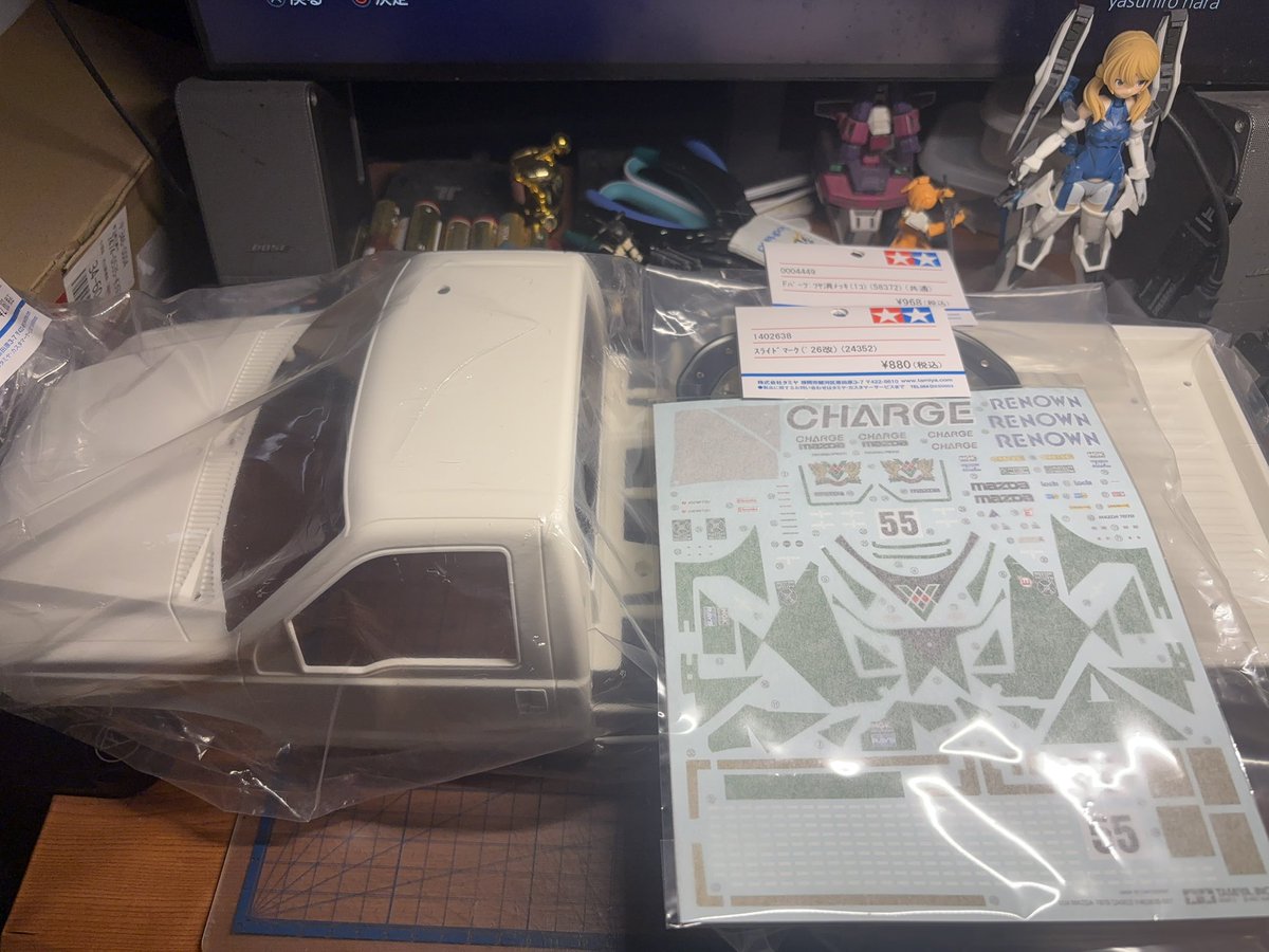 harryNAS15's tweet photo. 国際展示場から新橋寄っても電車賃も時間も変わらなかったので、タミヤプラモデルファクトリー除いてから、モデラーズストア寄ってきた。
787Bのデカールと、送料の高いF350ボディと通販在庫が一枚しか無いFランナー買ってきた。
TPFも巷に無いものチラホラ売ってたけど優先度低いのでスルー。 https://t.co/vXYr0cstYN