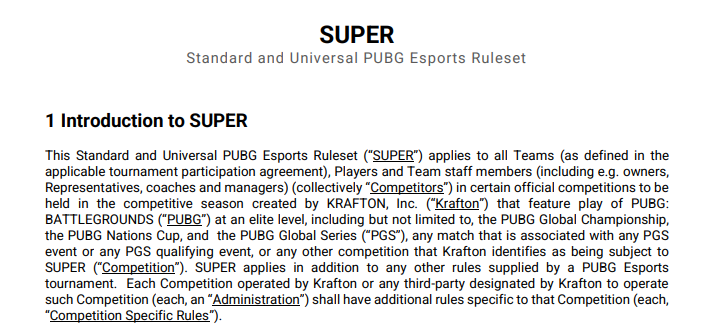 baeglin's tweet photo. According to the official PUBG rulebook
These are the rules applied to all competitions hosted by Krafton, and they explicitly address any conduct that undermines fairness or constitutes cheating.

#PUBG #krafton #Himass #Tannvu https://t.co/UqmT9DXVEB