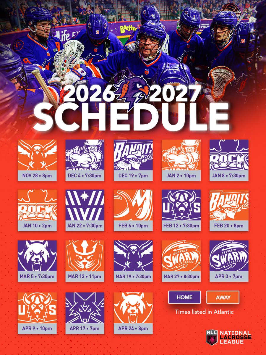 HFXThunderbirds's tweet photo. Our 2026-2027 schedule is here! Which games are you marking down on your calendars?

DETAILS: https://t.co/ntSQtbyJIj https://t.co/kOjUXRihjC