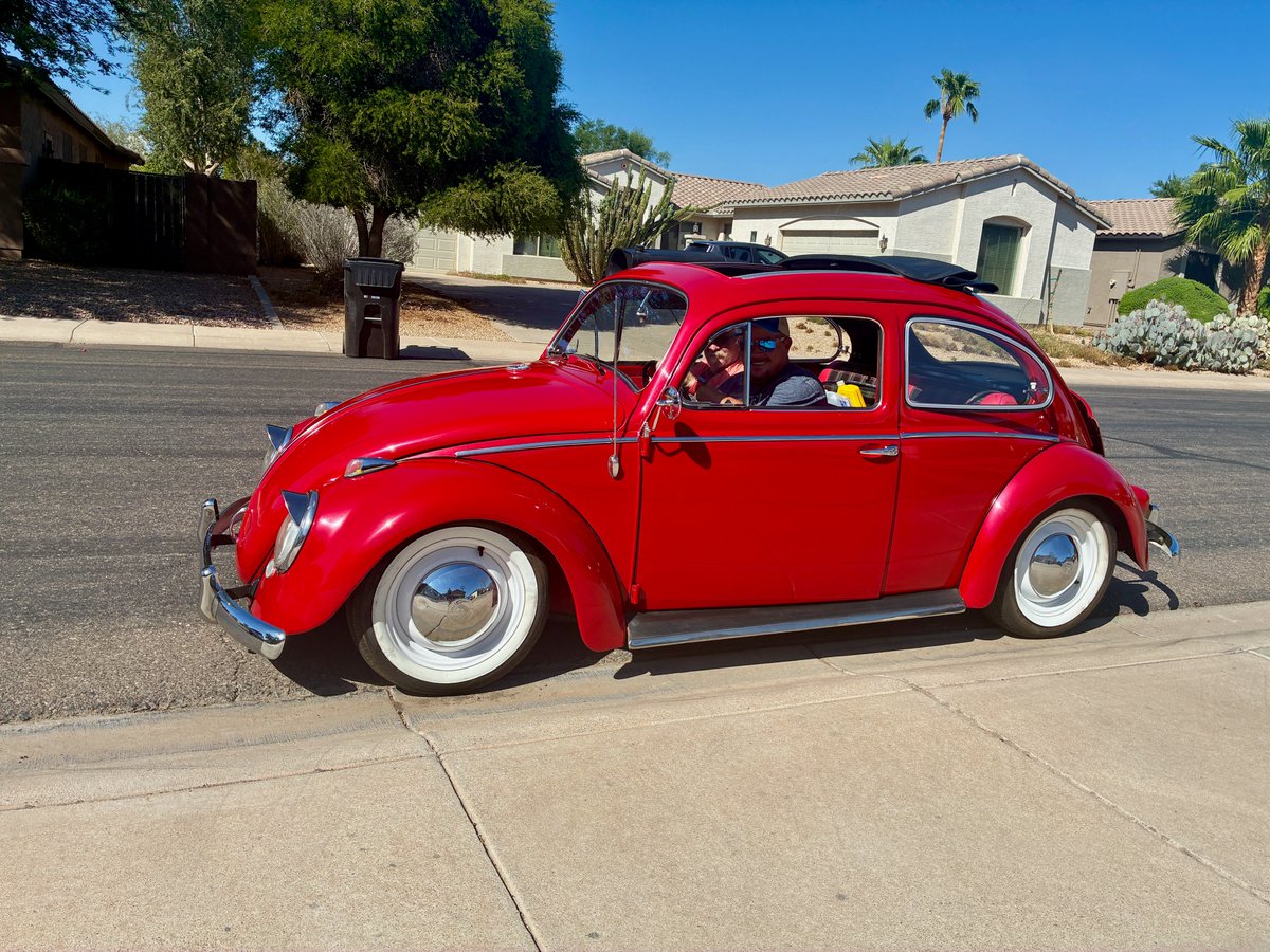 mraible's tweet photo. My Dad and I completed the Bug Rescue Road Trip with some help from U-Haul. The '59 bug is driving like a dream now. I wrote up a blog post about the experience:

https://t.co/b2m6psFBzl

Thanks to my Dad for joining me and making the adventure so memorable! ❤️

#vwbug #roadtrip https://t.co/ugozPlD8io