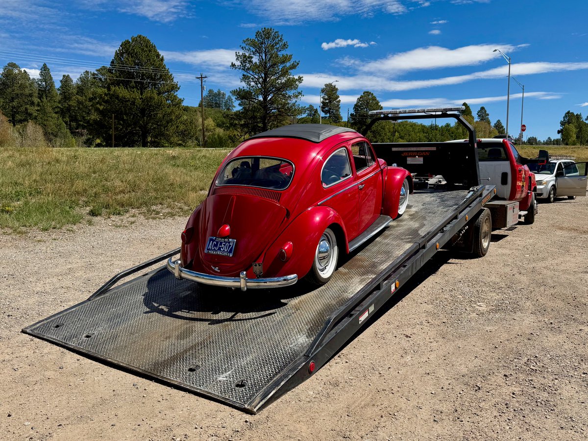 mraible's tweet photo. My Dad and I completed the Bug Rescue Road Trip with some help from U-Haul. The '59 bug is driving like a dream now. I wrote up a blog post about the experience:

https://t.co/b2m6psFBzl

Thanks to my Dad for joining me and making the adventure so memorable! ❤️

#vwbug #roadtrip https://t.co/ugozPlD8io