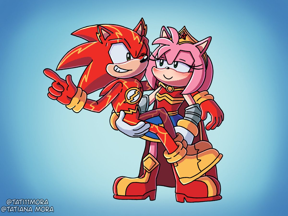 Tati11M's tweet photo. Sonamy week 2026 (Tumblr) day 2 Crossover

#sonicthehedgehog #amyrose #sonic #sonicart #sonicfanart #sonamyweek #sonamyweek2026 #sonamy https://t.co/v6bujKaRVW