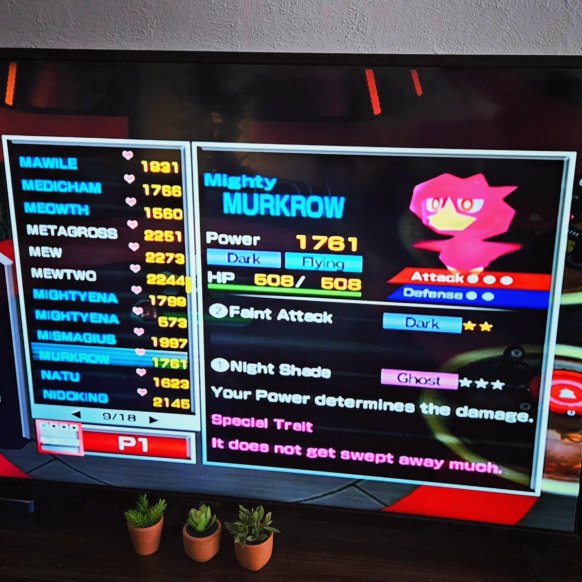 ShiningDanny1's tweet photo. ✨️NEW!✨️ Shiny Murkrow after 30 runs!💖✨️
Work got in the way of this #rumbleweekend , but I'll do a couple to catch up!
Excited to try the new Rumble Blast mod, but kind of waiting til it's 8192 odds because 5th gen 👀
🌈Total Rumble Shinies: 202✨️ https://t.co/avsPFDSn9A