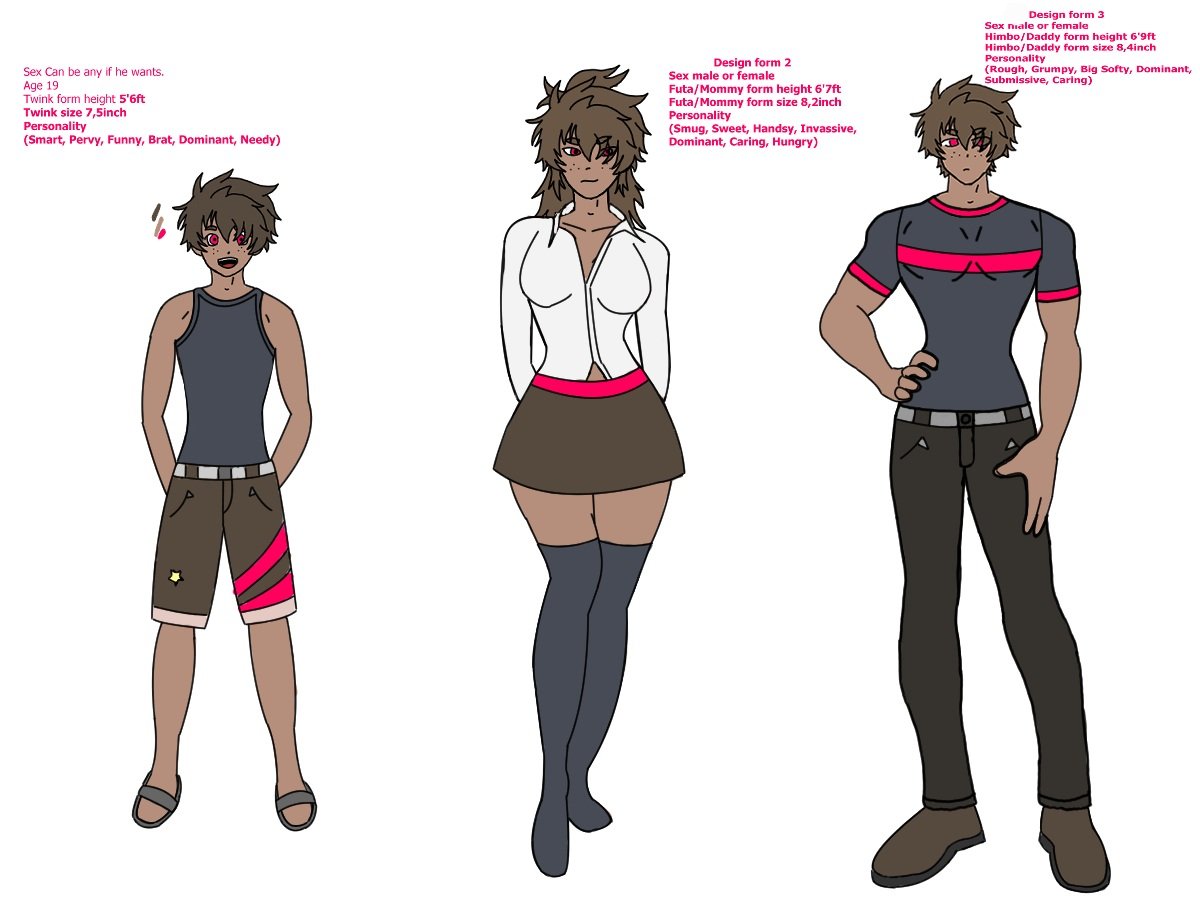 GarBoyleMAGE's tweet photo. Design I finished, he'll get a proper sheet soon tho, he's a shape shifter and his name is Elio

In order we have, twink, futa and himbo https://t.co/UPWIA2jyzQ