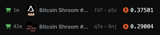 matman_xyz's tweet photo. Two shrooms gone in the last hour 🍄 @sub1k_ordinals https://t.co/Gxtsm4qrCK