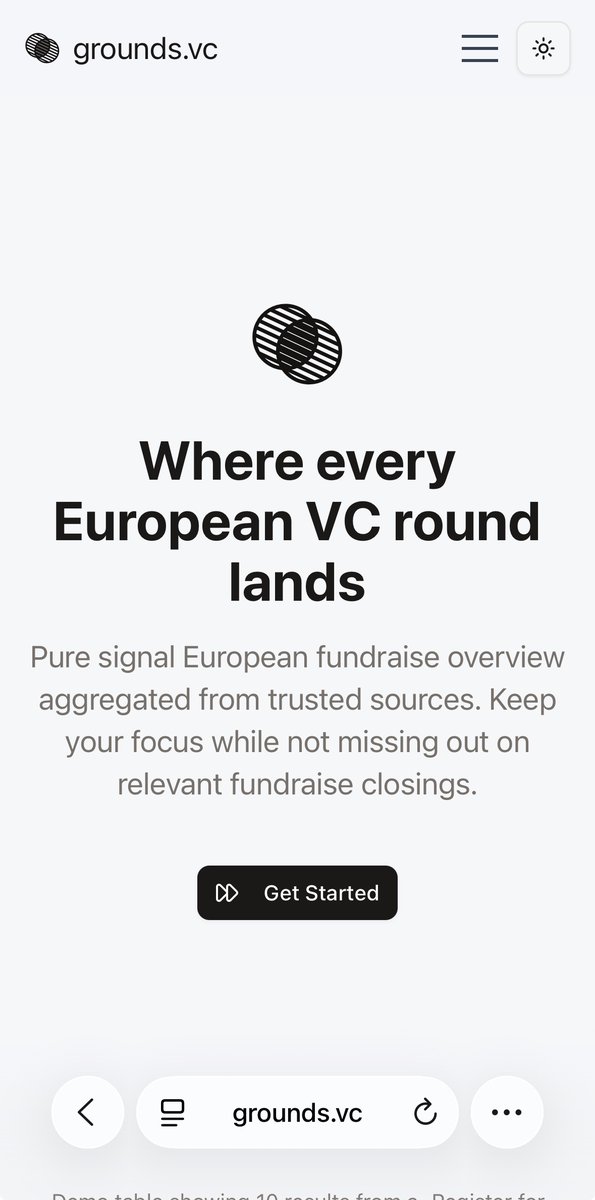 groundsdotvc's tweet photo. We're live in public beta! We're building a platform for the European VC ecosystem. We stand for:
- No ads, no trackers;
- Operated on a full European tech-stack;
- Intuitive, easy UX, free of distractions;
- Great deal coverage, incl. primary source links
https://t.co/MmQzrdbwMo https://t.co/fW32mS1PlJ