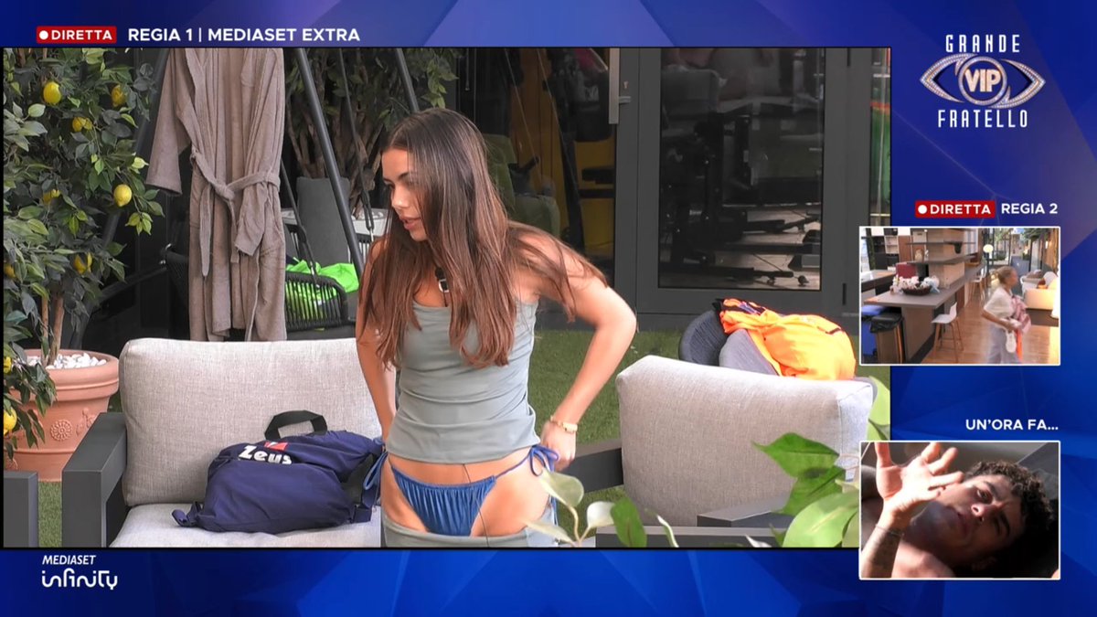 gfvip9_fp's tweet photo. Piera, tesoro, se ti cambi a 2 centimetri da Alessandro R. svegli il toro che è in lui.  poi non dire che sei fidanzata  😂 #gfvip https://t.co/Gd6qBJlKpC