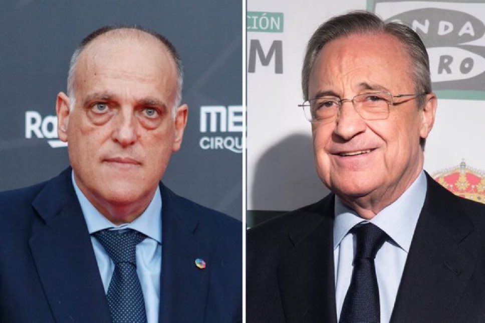 bookmakerxyz's tweet photo. BREAKING: Real Madrid OFFICIALLY demanded for La Liga President Javier Tebas to STEP DOWN. 😳

Whose side are you on? https://t.co/6SmIl9kU6C
