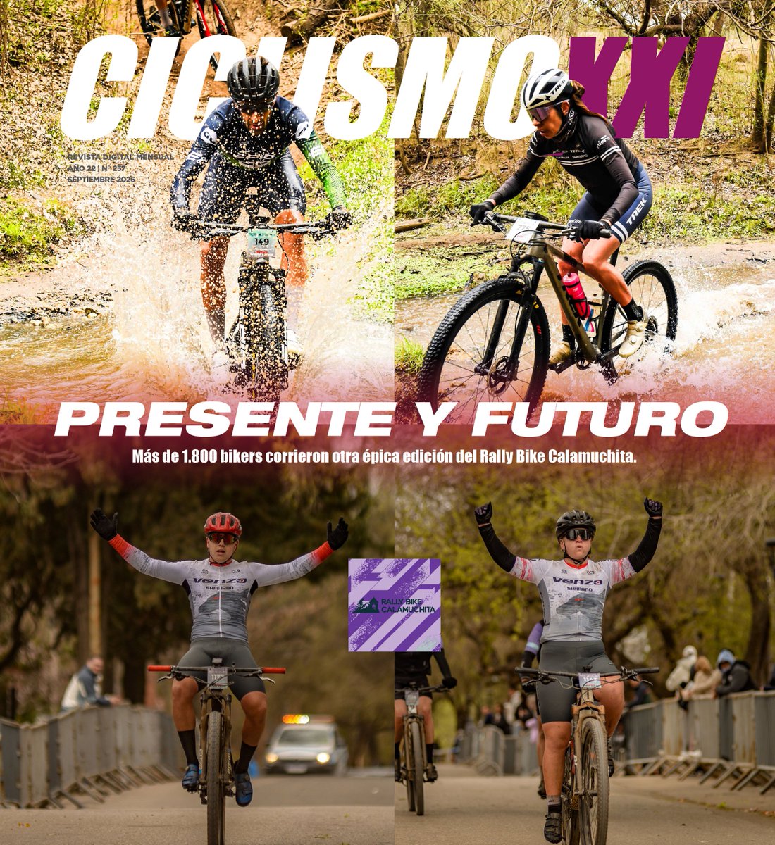 CiclismoXXI's tweet photo. 📷 YA SALIÓ LA NUEVA REVISTA 📷
MIRALA Y DESCARGALA GRATIS:
https://t.co/YdYMJlCE7a

En esta entrega:
• ENTRENAMIENTO por Patrick Sassoli
• RALLY BIKE CALAMUCHITA
• GRAN DESAFÍO DEL VALLE
• MUNDIAL DE PARACICLISMO
• EL MES DE VENZO. https://t.co/Ri7uZpHk4L