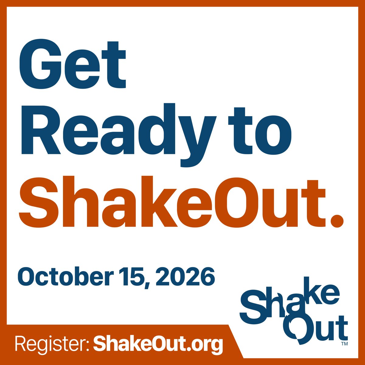 ReadyLACounty's tweet photo. 🌎 It's not too early to plan for The Great California ShakeOut 2026.

📅 Mark your calendars for October 15 at 10:15 AM.

🟢 More about the ShakeOut: https://t.co/4qXuQ6jolf

🟢 Preparing in #LACounty: https://t.co/rtVAprje87

#ReadyLACounty #DisasterPrep #ShakeOut2026 https://t.co/paySoJMXwt