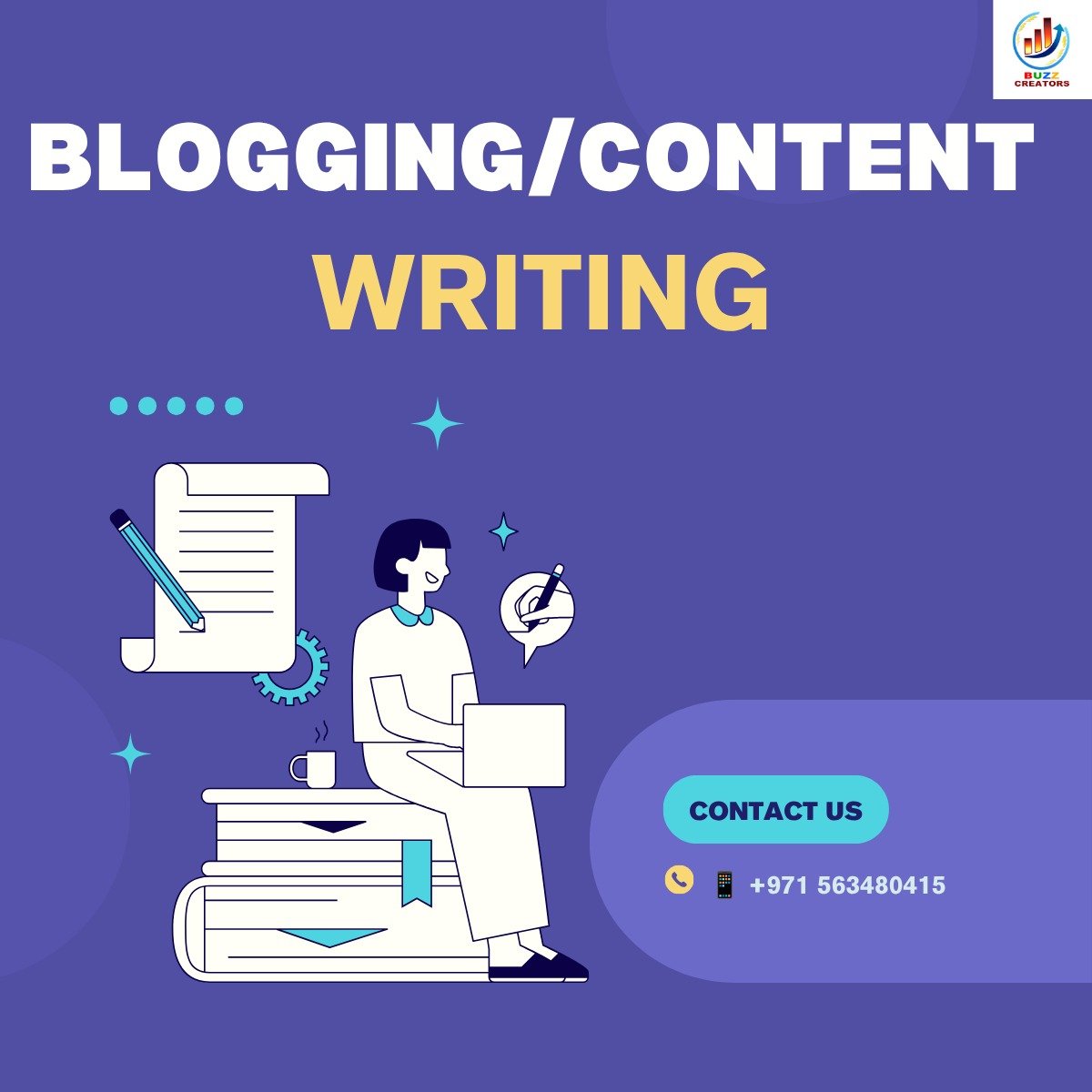 _BuzzCreators's tweet photo. At Buzz Creators Digital Media, we create engaging, informative, and SEO-friendly content that helps brands connect with their audience and strengthen their online presence. 

Contact Us:

📱 +971 563480415
📩 info@buzzcreators.ae https://t.co/Hpf976VQJt