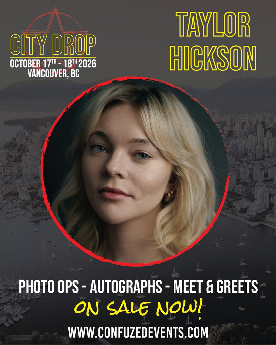 CityDropCon's tweet photo. Have you bought your extras with @taylorhickson at City Drop yet? 

Join in with her Meet and Greet, get her autograph, and pose for photo ops with our Witchbomb! There's even a Raylla game panel and of course, the Core Four q&a at last!

Get your extras and entry tickets now: https://t.co/ZUlPbUlcnk 

#switches #motherlandfortsalem #raylla #taylorhickson #citydropcon
