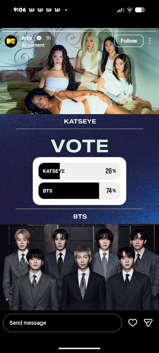 mythphoria's tweet photo. @manonstiara Weird way to say vote for your faves but alright I support woman rights and I voted for the boys https://t.co/v5TK2VtXJ0
