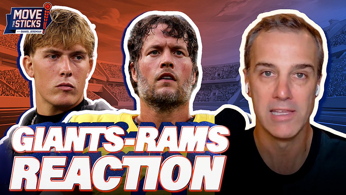 MTSPodOmaha's tweet photo. New on Move the Sticks YouTube:

🏈 Rams-Giants recap
🐏 Rams are back
😤 Davante Adams dominates
🤕 Jaxson Dart injury fallout
😬 Jameis Winston...

WATCH ⬇️
🔗: https://t.co/KGZYGJZ7gR https://t.co/sxC42RZdFE