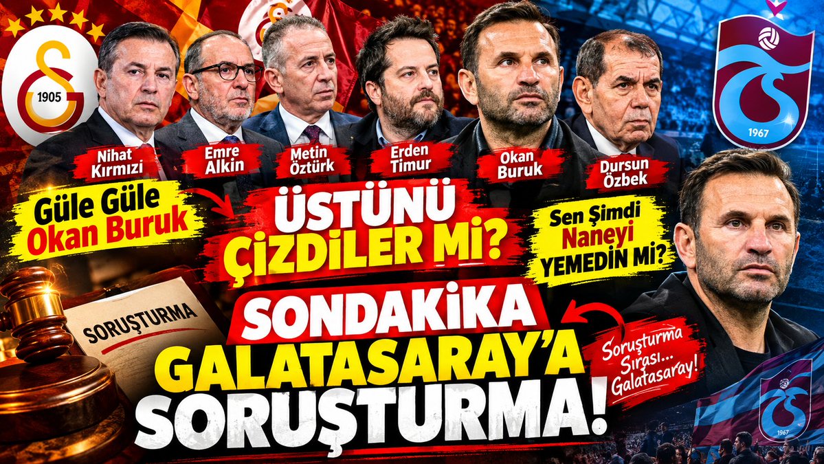 FenerFanMH's tweet photo. SONDAKİKA Galatasaray'a Soruşturma! Okan Buruk'a ŞOK! Üstünü ÇİZDİLER Mİ? İşte SKANDALLAR!
TIKLAYIN: https://t.co/ZZT5ex4Lqp
#Galatasaray #NihatKırmızı #EmreAlkin #MetinÖztürk #ErdenTimur #OkanBuruk #DursunÖzbek #Trabzonspor #DorgelesNene #Fenerbahçe #Lukaku #FenerbahçeTarfin #Beşiktaş #Ederson #Manisa #Turgutlu