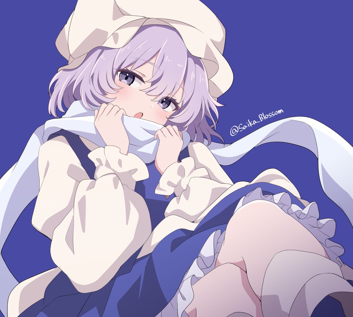 Saika_Blossom's tweet photo. くろまく～
#東方Project
＃レティ・ホワイトロック https://t.co/x1zwHyvNWP