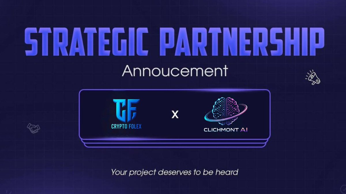 CryptoFolex0's tweet photo. 🟢New Partnership Alert!

​We’re thrilled to announce our strategic partnership with Clichmont AI, the decentralized high-performance AI compute infrastructure solving the global GPU shortage! 🤝
​Together, Crypto Folex & Clichmont AI will bring exciting AMAs, community activities, and exclusive insights into the future of the economy as they democratize access to supercomputing power! 🌐✨

​Stay tuned for what’s coming next! 🔥

🟢Learn more about Clichmont AI from the links below :- 
🐦Twitter (X):@Clichmont
✅website: https://t.co/h7cFvAC6dR
🤷‍♂️Clichmont: https://t.co/EP32MLFbdO